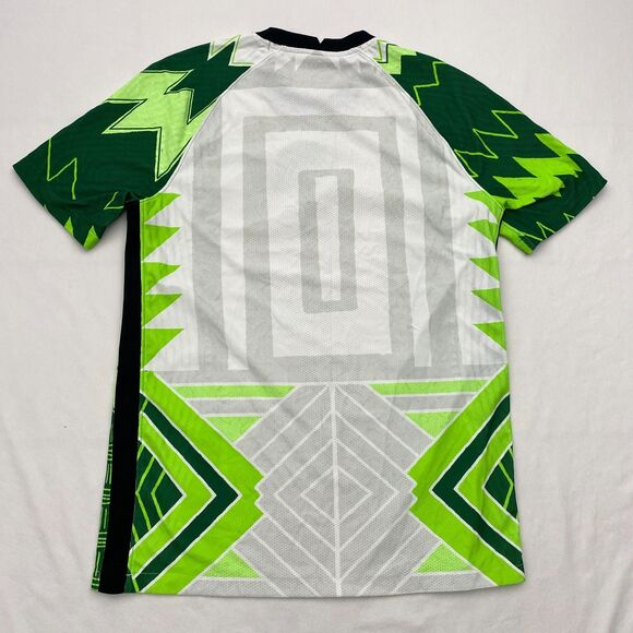 Nike Naija Nigerian Football Federation Soccer Jersey Green Black Medium - Picture 3 of 9